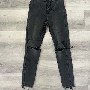 Black high waist pants